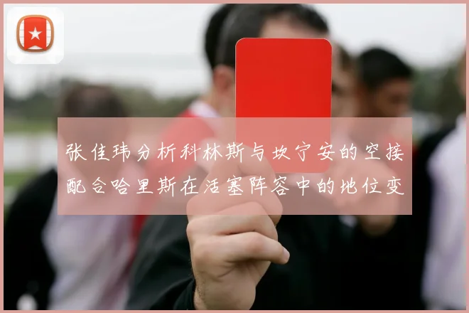 张佳玮分析科林斯与坎宁安的空接配合哈里斯在活塞阵容中的地位变化
